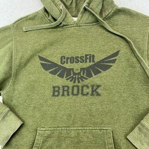 Crossfit Hoodie Small Men's Adult Fleece Pullover Crossfit Brock